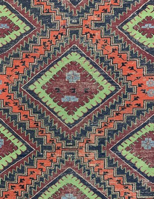 26766861c - Sumakh old, Turkey, approx. 60 years, wool on wool, approx. 305 x 180 cm, condition: 2-3. Rugs, Carpets & Flatweaves