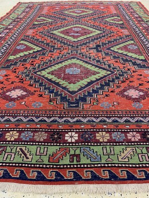 26766861d - Sumakh old, Turkey, approx. 60 years, wool on wool, approx. 305 x 180 cm, condition: 2-3. Rugs, Carpets & Flatweaves