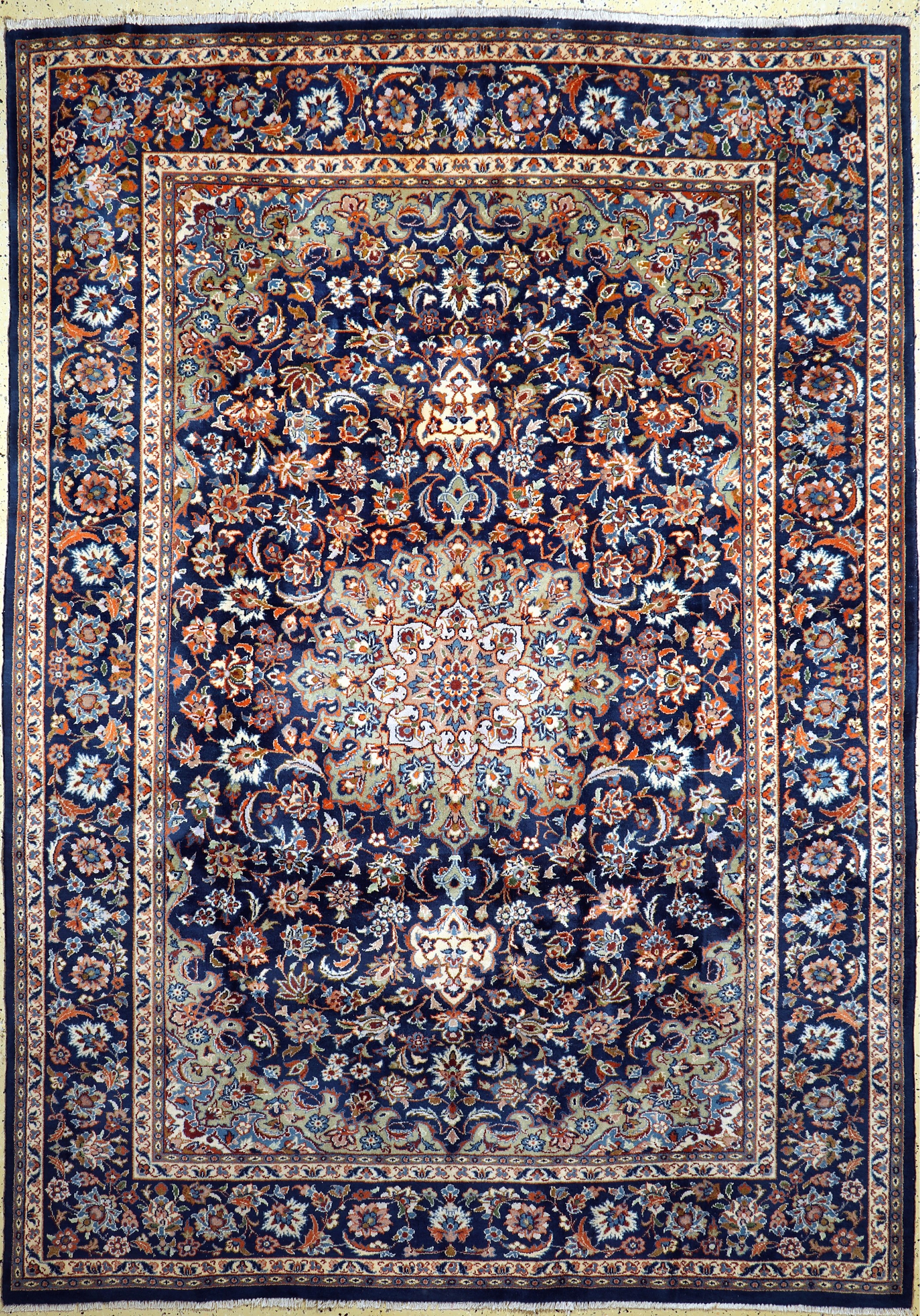 Najafabad, Persien, Ende 20.Jhd, Wolle auf Baumwolle, ca. 320 x 230 cm, gereinigt, EHZ: 1-2