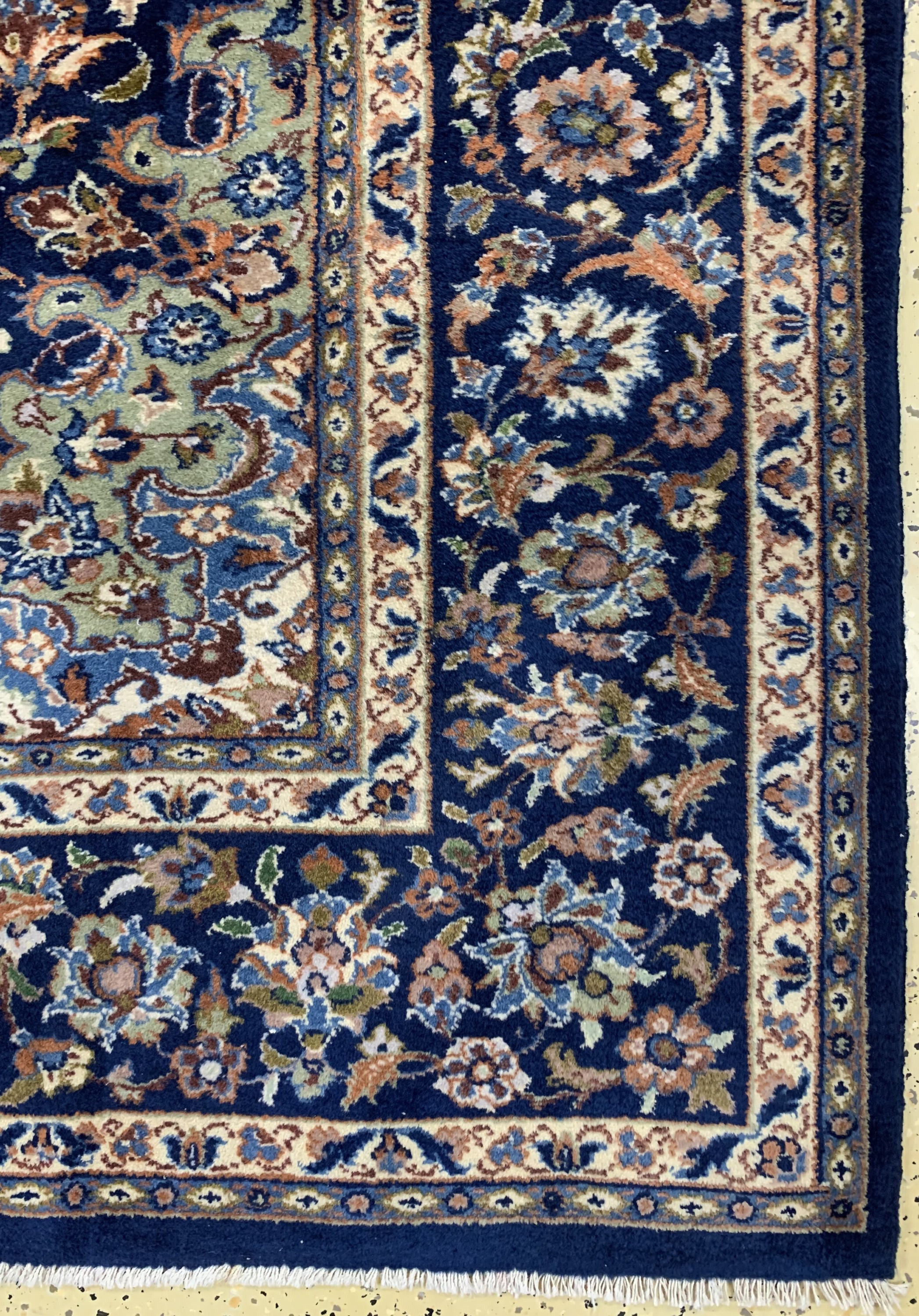Detail a: Najafabad, Persien, Ende 20.Jhd, Wolle auf Baumwolle, ca. 320 x 230 cm, gereinigt, EHZ: 1-2