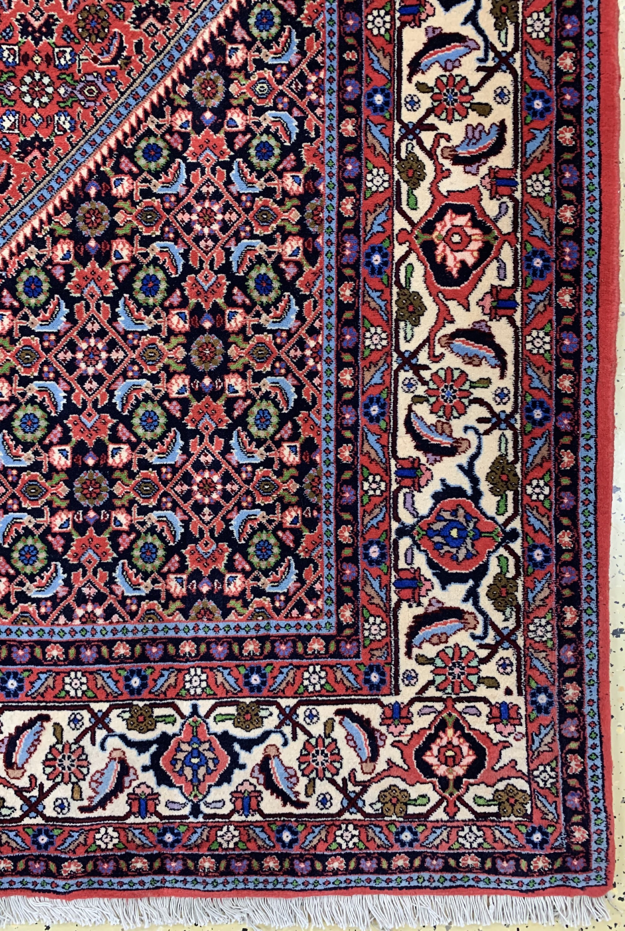 Detail a: Bidjar, Persien, Ende 20.Jhd, Wolle auf Baumwolle, ca. 297 x 197 cm, gereinigt, EHZ: 1-2