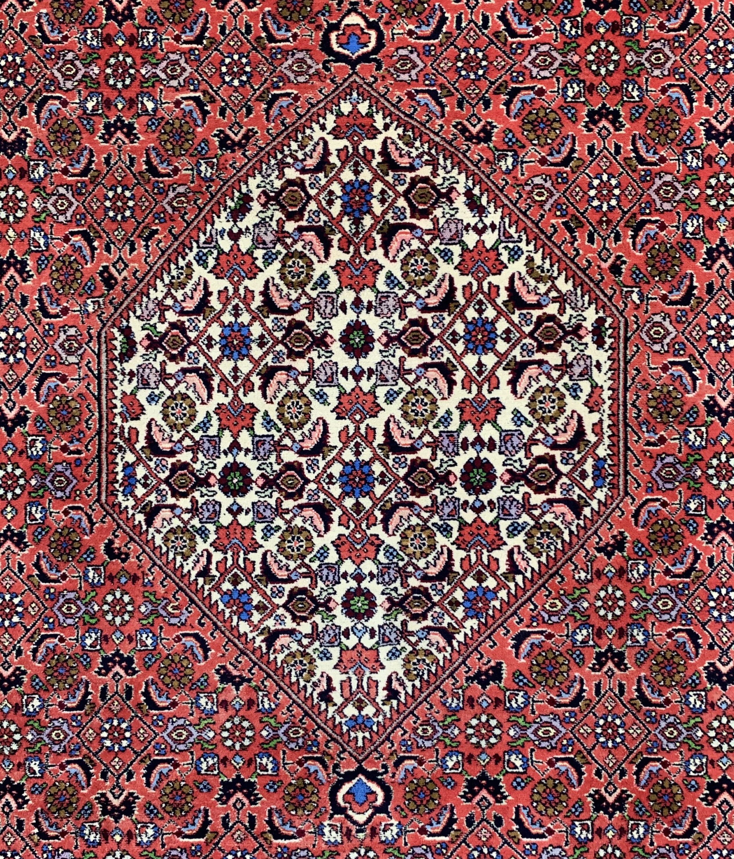 Detail b: Bidjar, Persien, Ende 20.Jhd, Wolle auf Baumwolle, ca. 297 x 197 cm, gereinigt, EHZ: 1-2