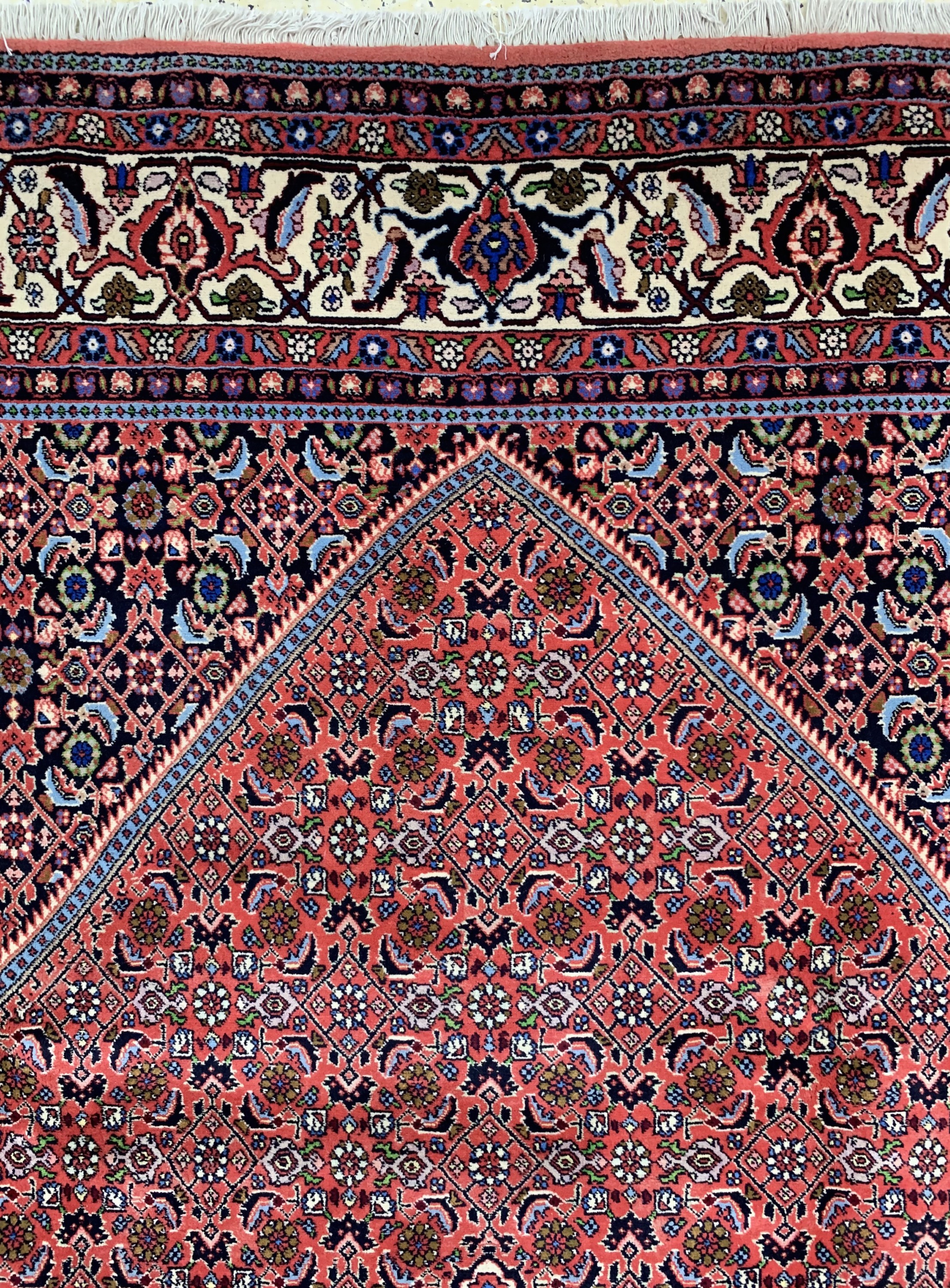 Detail c: Bidjar, Persien, Ende 20.Jhd, Wolle auf Baumwolle, ca. 297 x 197 cm, gereinigt, EHZ: 1-2