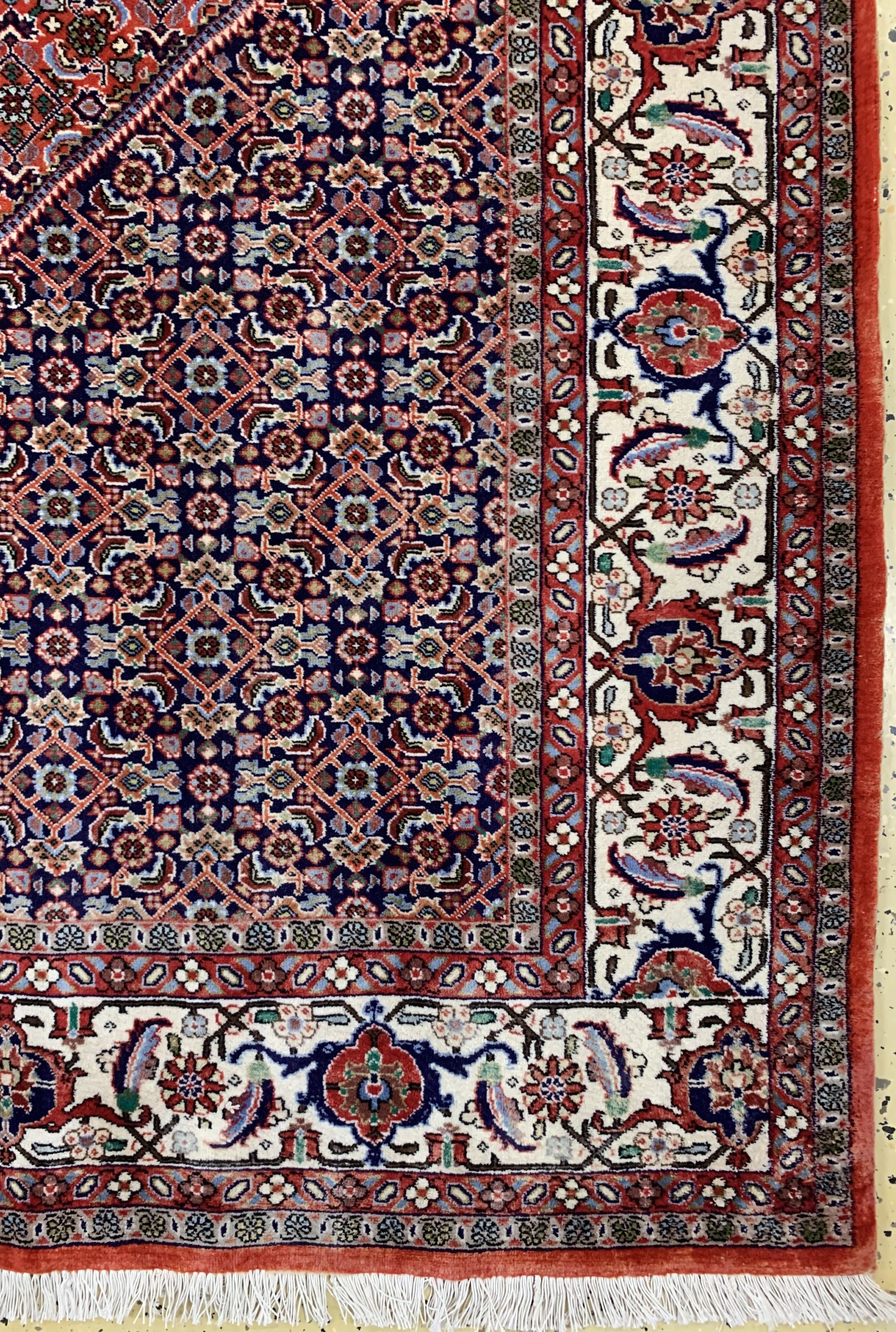 Detail a: Bidjar, Persien, Ende 20.Jhd, Wolle auf Baumwolle, ca. 340 x 250 cm, gereinigt, EHZ: 1-2