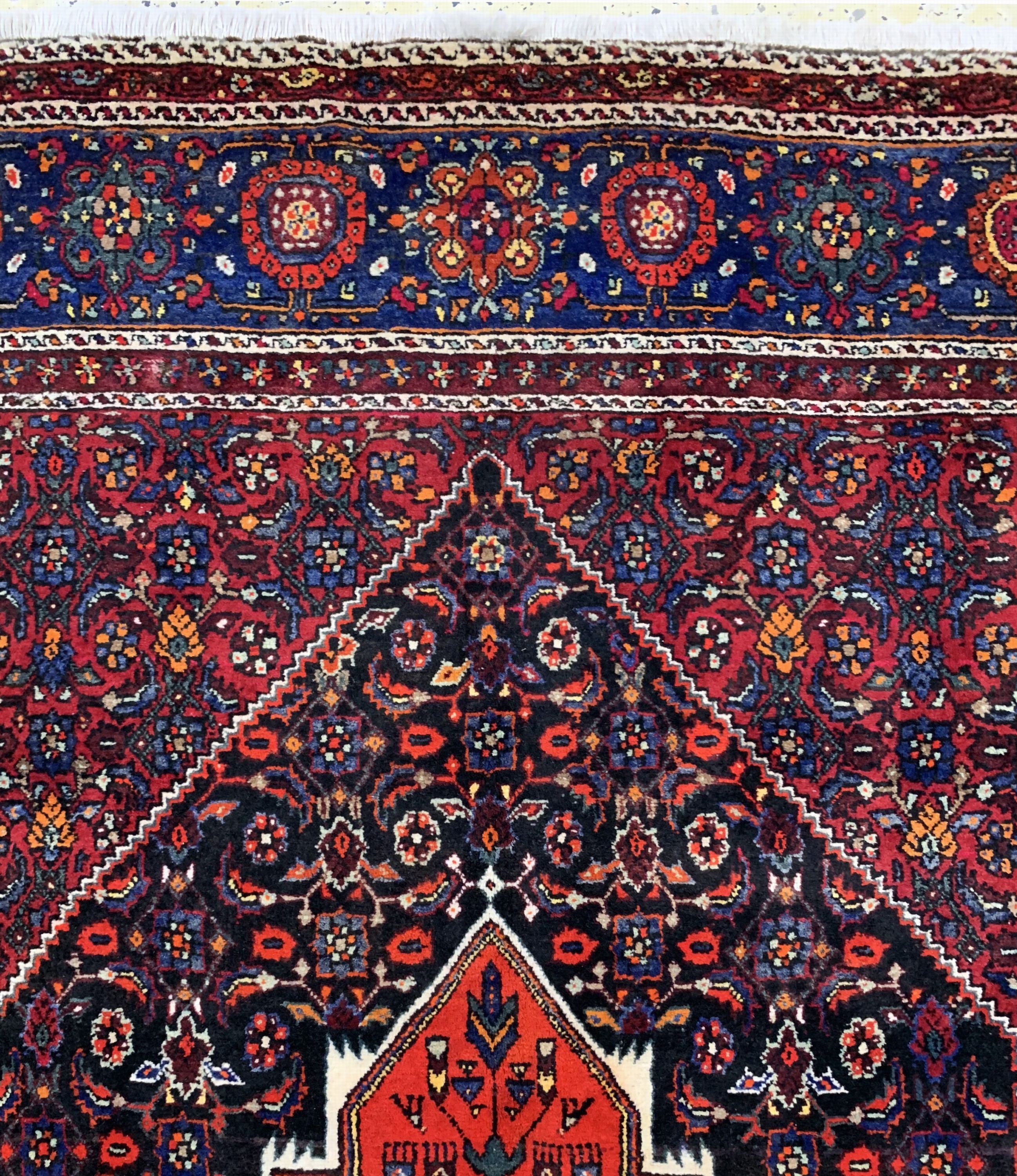 Detail c: Gholtogh, Persien, Anfang 20.Jhd, Wolle aufBaumwolle, ca. 227 x 130 cm, gereinigt, EHZ: 1-2