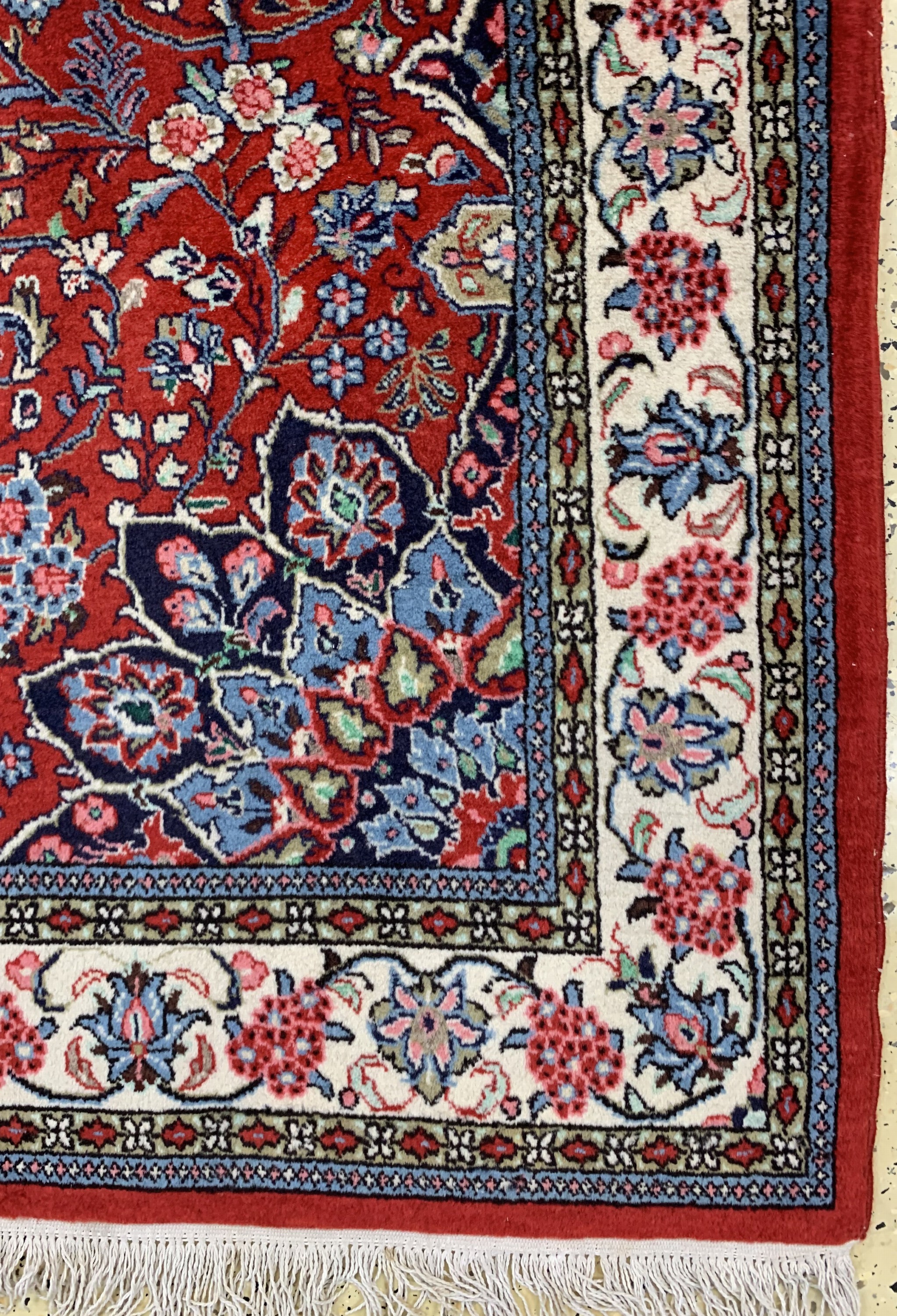 Detail a: Sarogh, Persien, Ende 20.Jhd, Wolle auf Baumwolle, ca. 207 x 133 cm, EHZ: 2