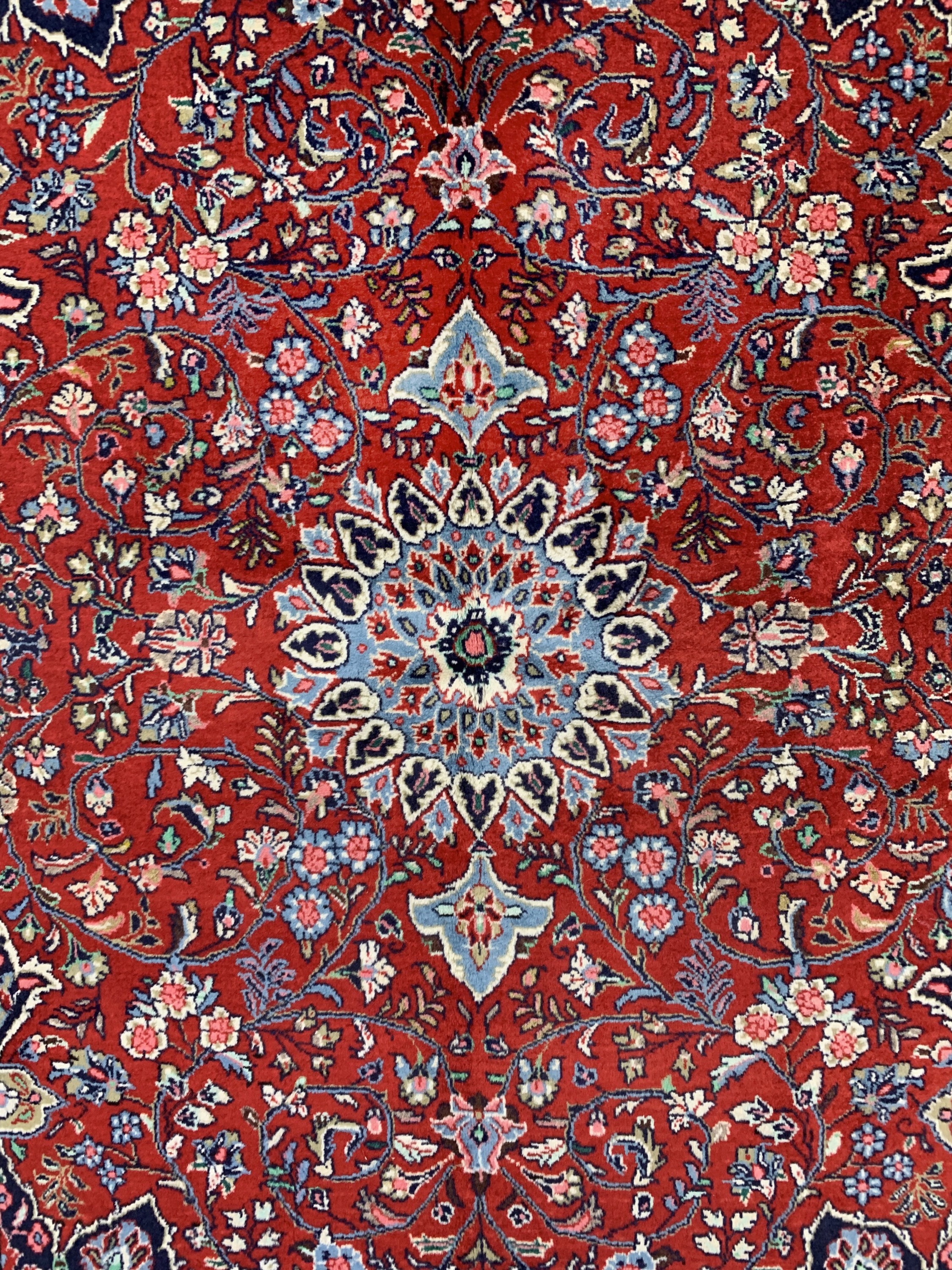 Detail b: Sarogh, Persien, Ende 20.Jhd, Wolle auf Baumwolle, ca. 207 x 133 cm, EHZ: 2