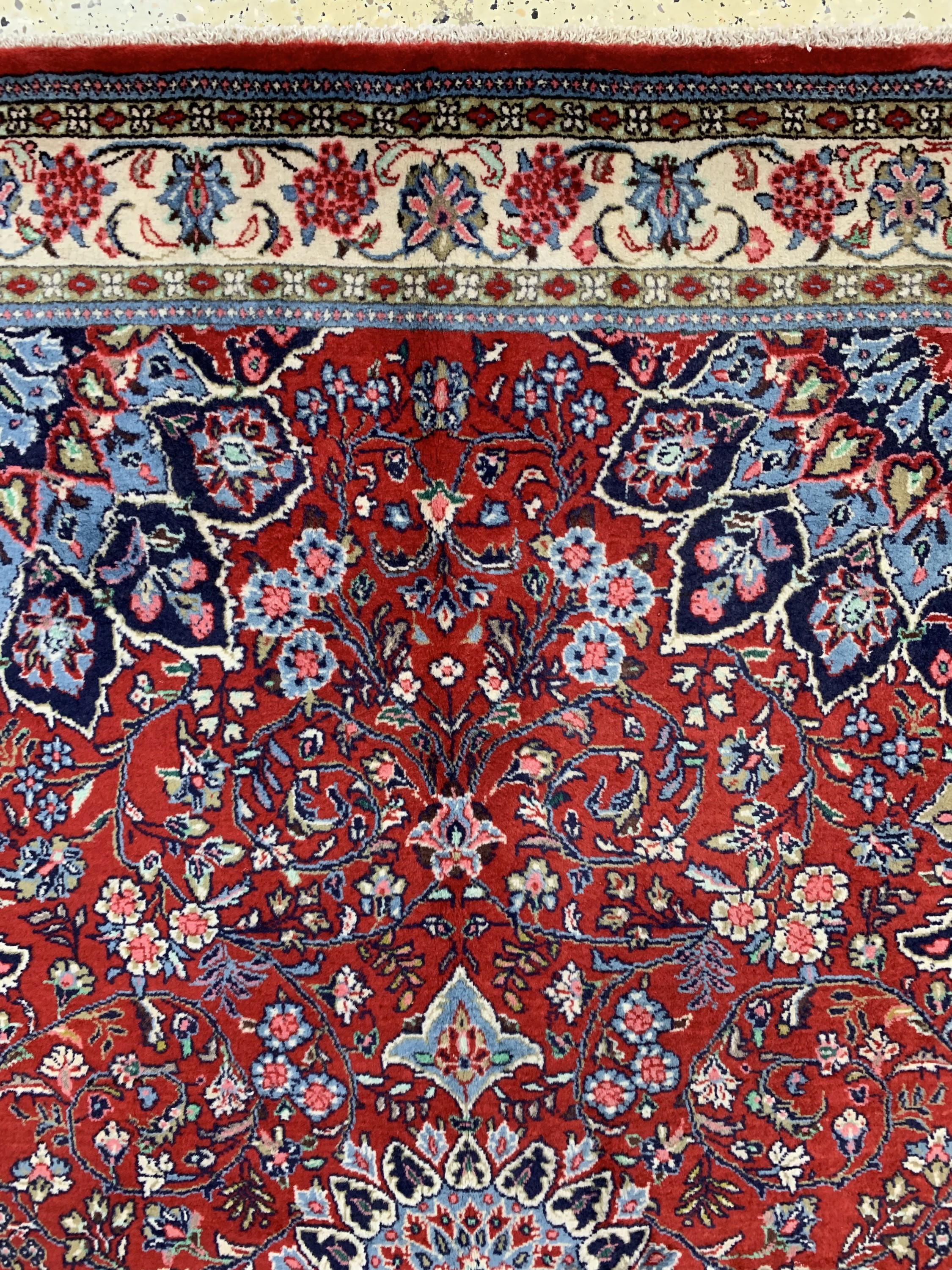 Detail c: Sarogh, Persien, Ende 20.Jhd, Wolle auf Baumwolle, ca. 207 x 133 cm, EHZ: 2
