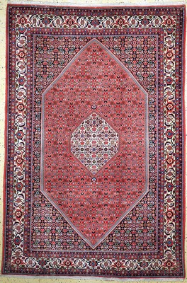 Image 26767117 - Bijar, Persia, late 20th century, wool on cotton, approx. 297 x 197 cm, cleaned, condition: 1-2. Rugs, Carpets & Flatweaves