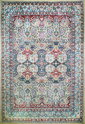Image 26767169 - Yazd, Persia, early 20th century, wool on cotton, approx. 365 x 252 cm, condition: 2. Rugs, Carpets & Flatweaves