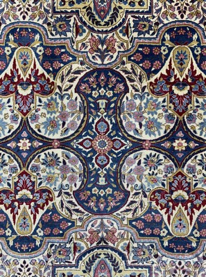 26767169b - Yazd, Persia, early 20th century, wool on cotton, approx. 365 x 252 cm, condition: 2. Rugs, Carpets & Flatweaves