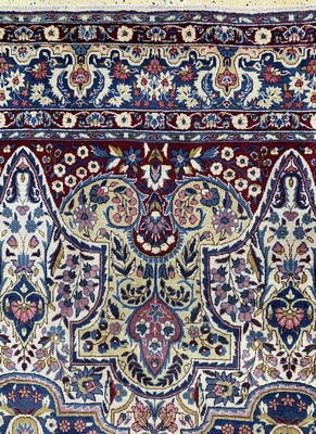 26767169c - Yazd, Persia, early 20th century, wool on cotton, approx. 365 x 252 cm, condition: 2. Rugs, Carpets & Flatweaves
