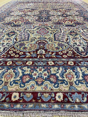 26767169d - Yazd, Persia, early 20th century, wool on cotton, approx. 365 x 252 cm, condition: 2. Rugs, Carpets & Flatweaves