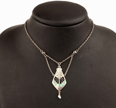 Image 26767654 - Art Nouveau necklace with enamel