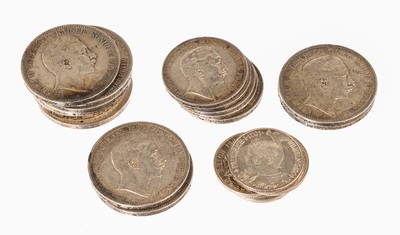 Image 26767826 - Konvolut 21 Silbermünzen