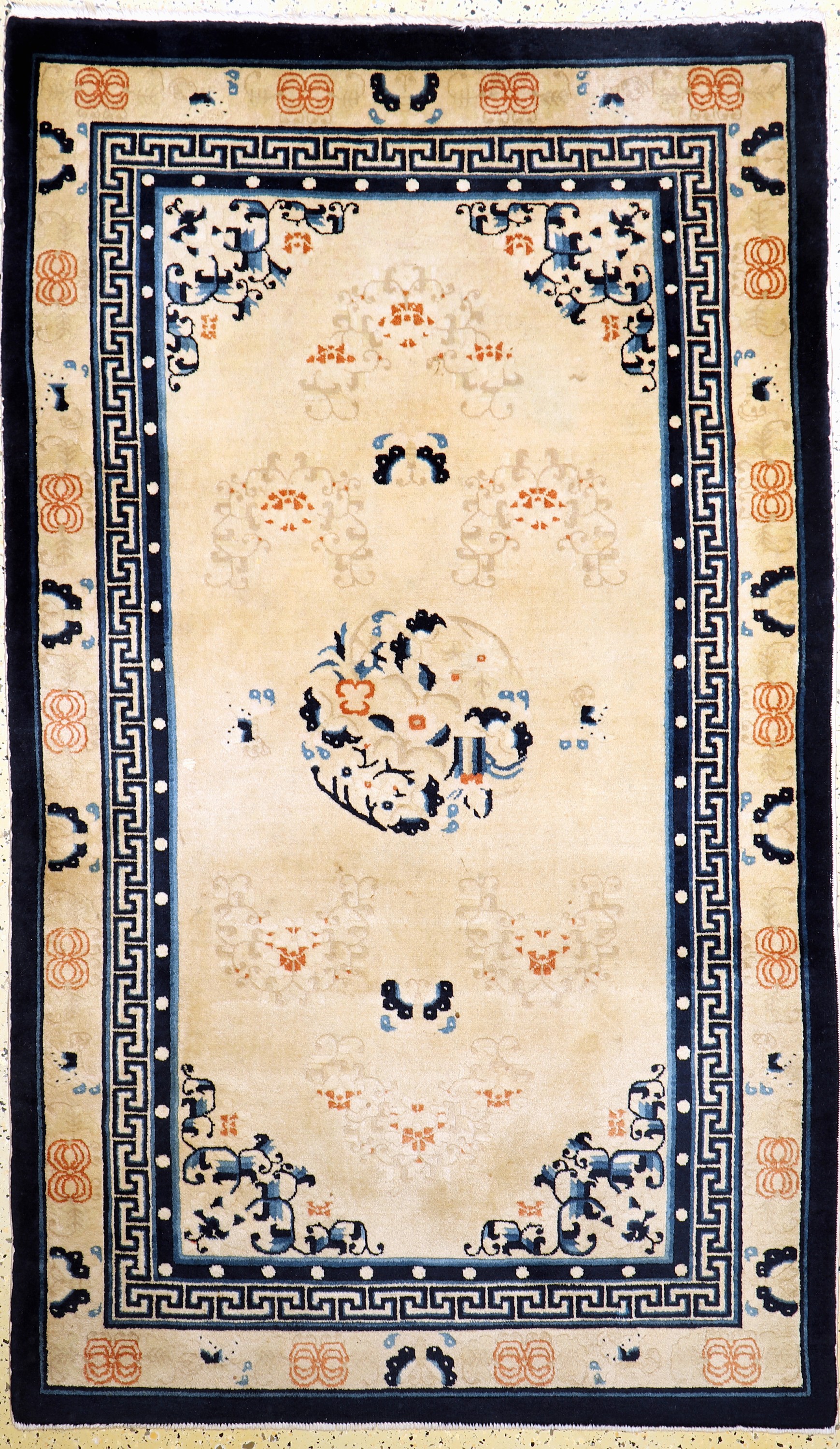 Peking alt, China, Anfang 20.Jhd, Wolle aufBaumwolle, ca. 213 x 128 cm, EHZ: 2