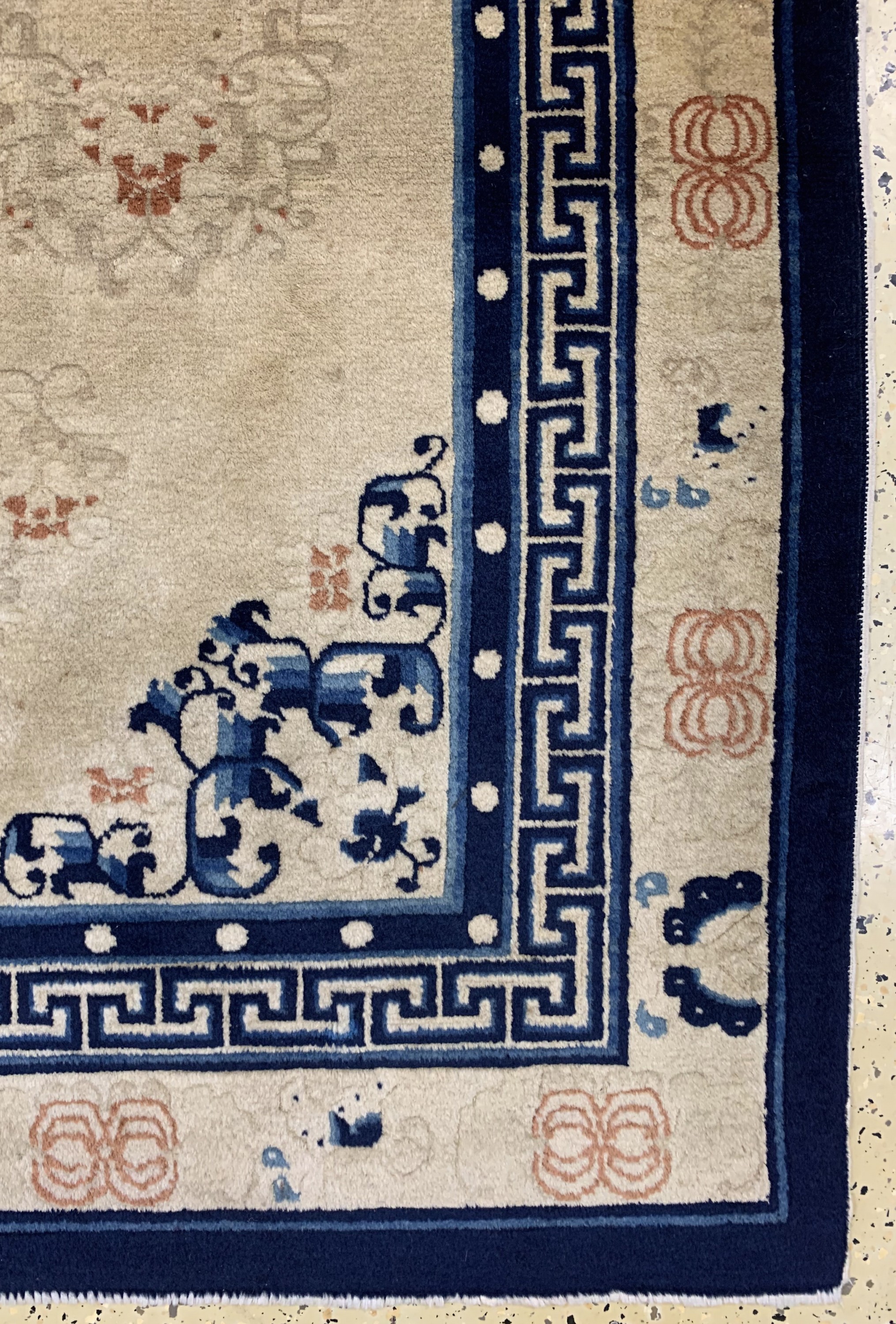 Detail a: Peking alt, China, Anfang 20.Jhd, Wolle aufBaumwolle, ca. 213 x 128 cm, EHZ: 2