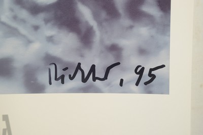 26768029a - Gerhard Richter, born 1932, Lovers in the Forest, offset on light cardboard, handsigned lower right, ed. The Israel Museum Tel Aviv, Jerusalem 1995, sheet size. approx. 72x68cm, WVZ Richter No. 122