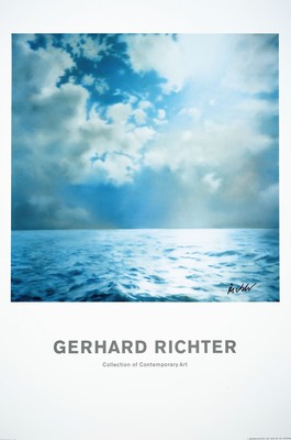 Image Gerhard Richter, born 1932, Seascape, Seestück, color offset on thin board, Gerhard ...