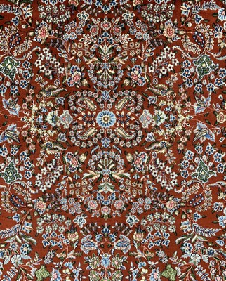 26768098b - Kirman cork fine Persia, signed (Sherkat Sahami Farshe Iran), end of 20th century, corkwool on cotton, approx. 335 x 250 cm, condition: 1-2. Rugs, Carpets & Flatweaves