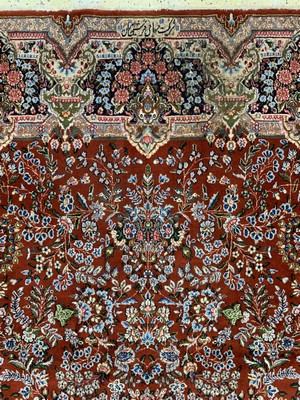 26768098c - Kirman cork fine Persia, signed (Sherkat Sahami Farshe Iran), end of 20th century, corkwool on cotton, approx. 335 x 250 cm, condition: 1-2. Rugs, Carpets & Flatweaves