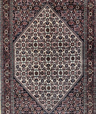 26769280a - Bijar fine, Persia, approx. 40 years, corkwool, approx. 301 x 78 cm, condition: 2. Rugs, Carpets & Flatweaves
