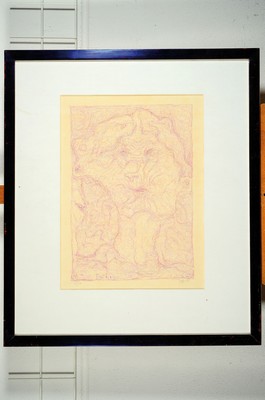 26769486k - Horst Janssen, 1929-1995 Hamburg, lithograph, #"Father#", 1966, Ed. 13/30, sheet 48x34 cm, framed under PP and glass 80x70 cm