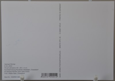 26769491b - Gerhard Richter, born 1932, K 20, Multiple nach einem paintings von 2004, color offset, upper right signed, approx 10x15cm