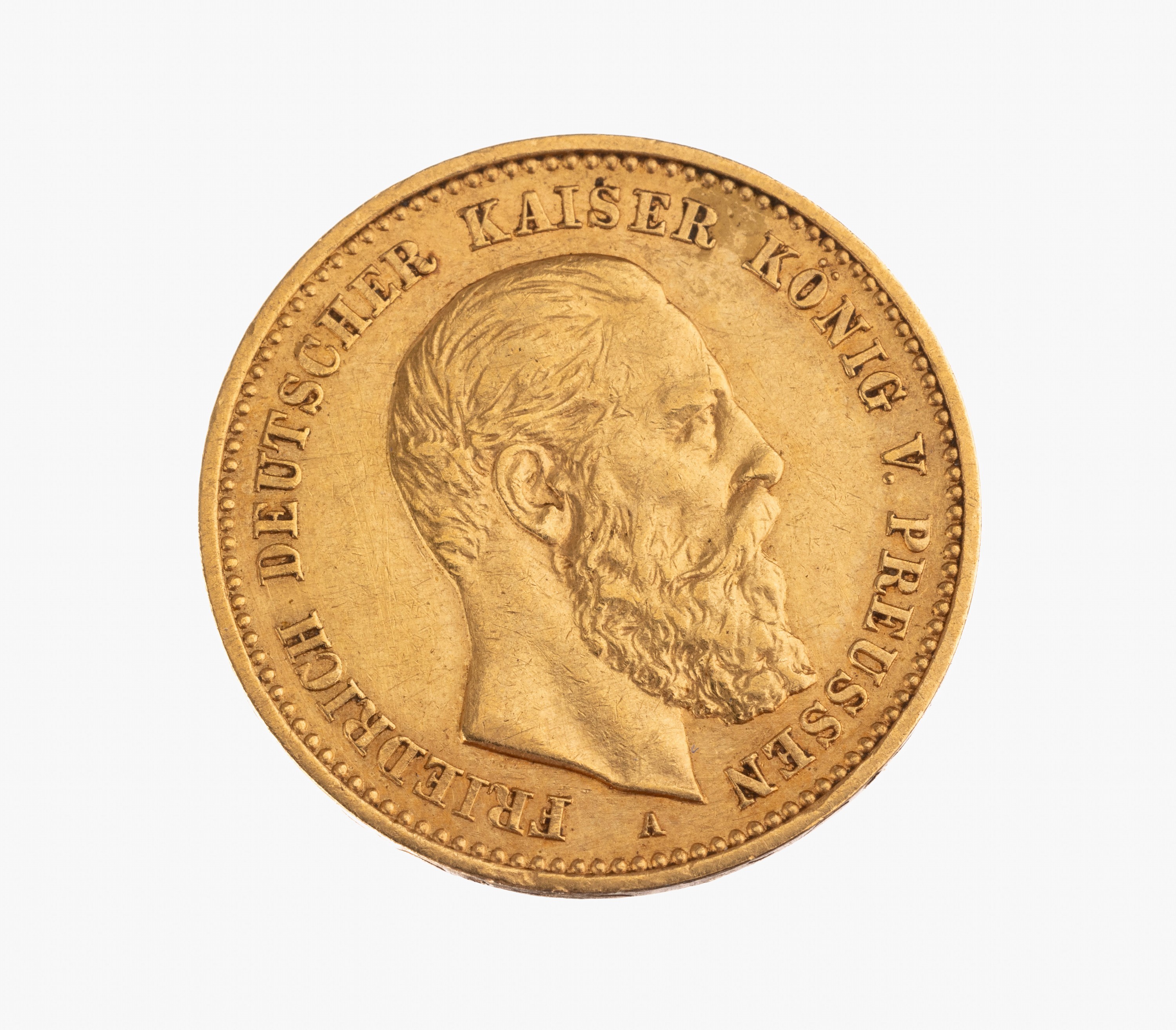 Goldmünze 10 Mark, Deutsches Reich, 1888, Friedrich Deutscher Kaiser König von Preußen