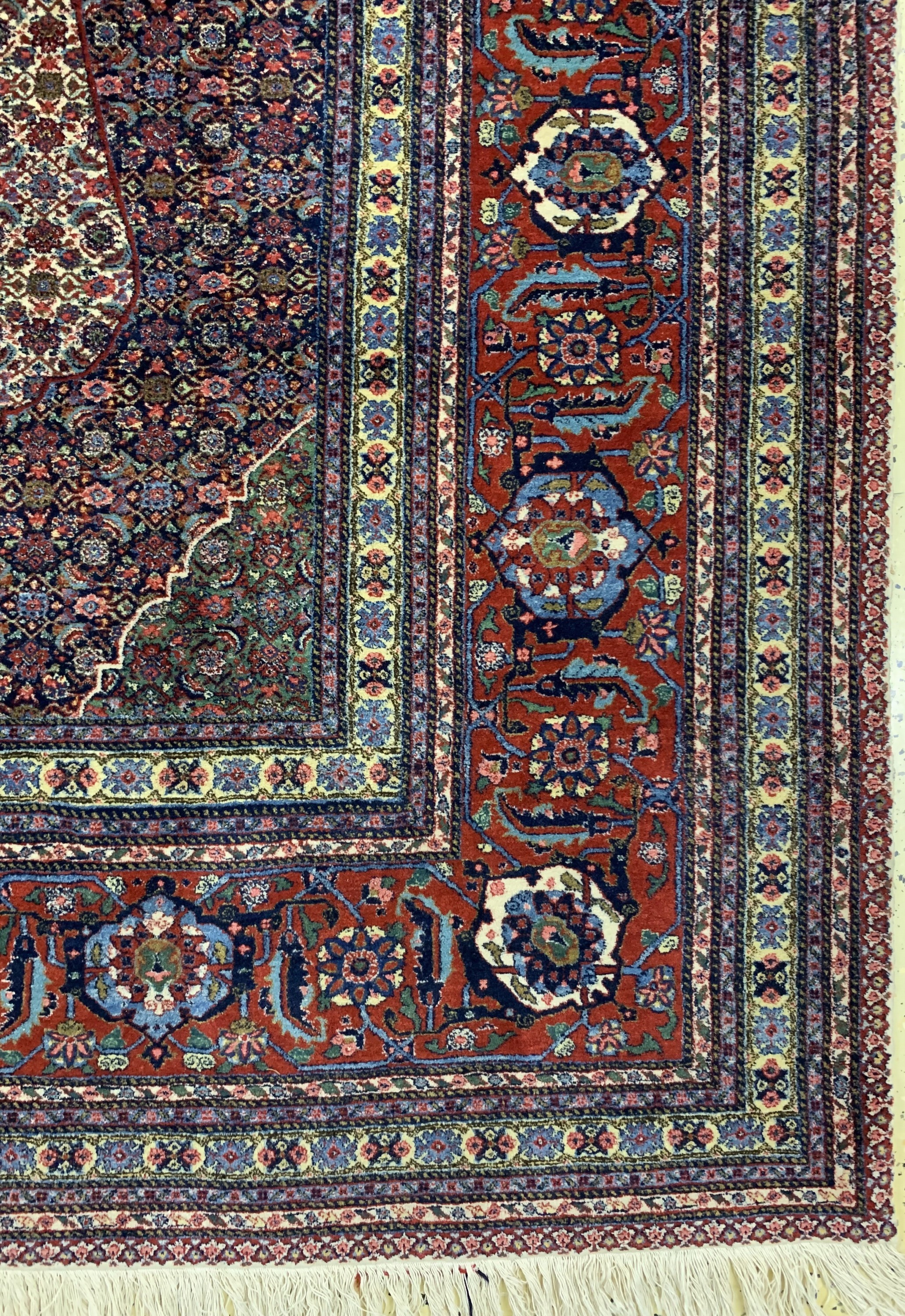 Detail a: Sarab"Maschaiekhi" alt, Persien, Anfang 20.Jhd, Wolle auf Baumwolle, ca. 360 x 256 cm,EHZ: 2