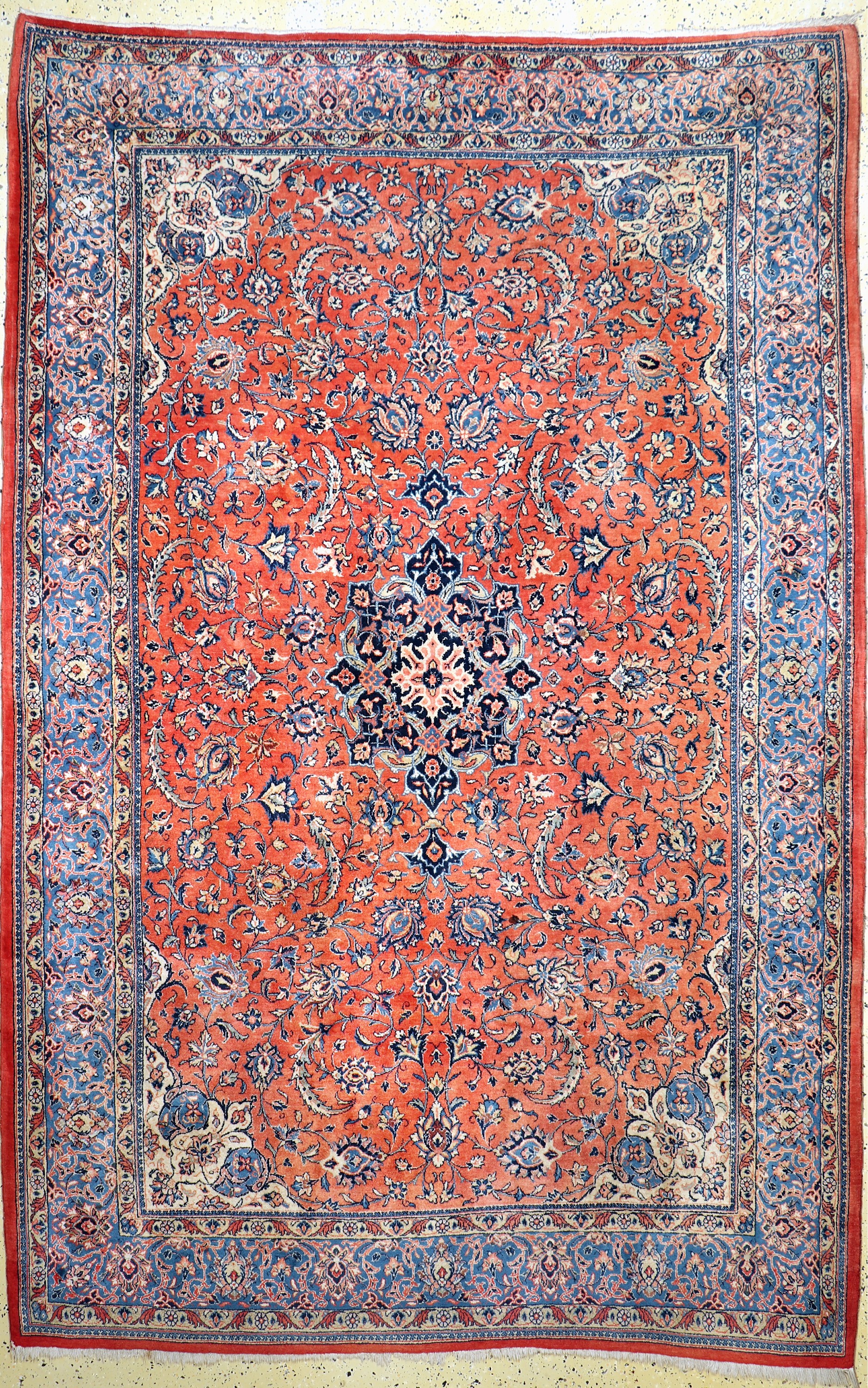 Sarogh, Persien, Ende 20.Jhd, Wolle auf Baumwolle, ca. 310 x 200 cm, Reinigungsbedürftig, EHZ: 2