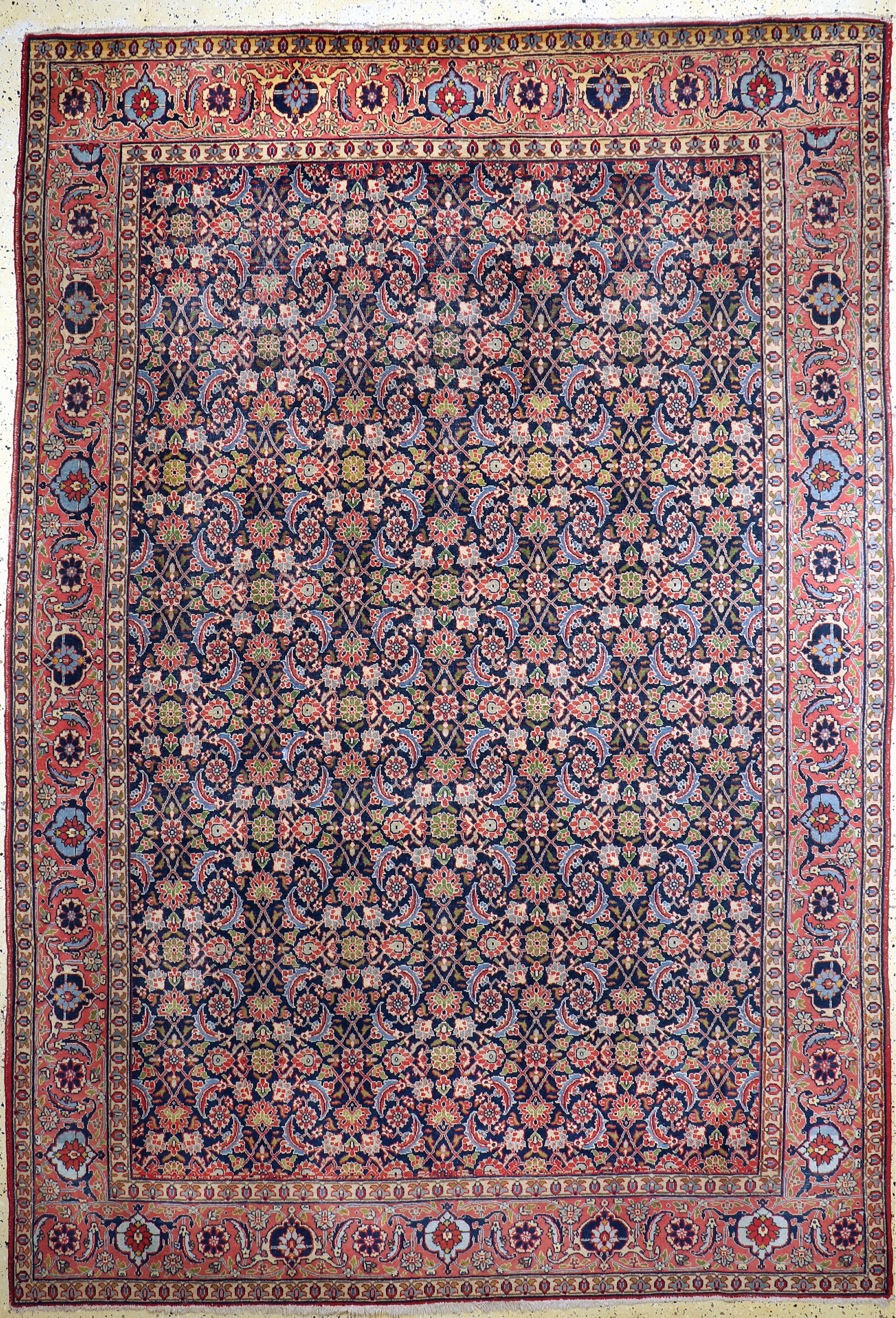 Täbriz alt, Persien, Anfang 20.Jhd, Wolle auf Baumwolle, ca. 326 x 226 cm, EHZ: 3