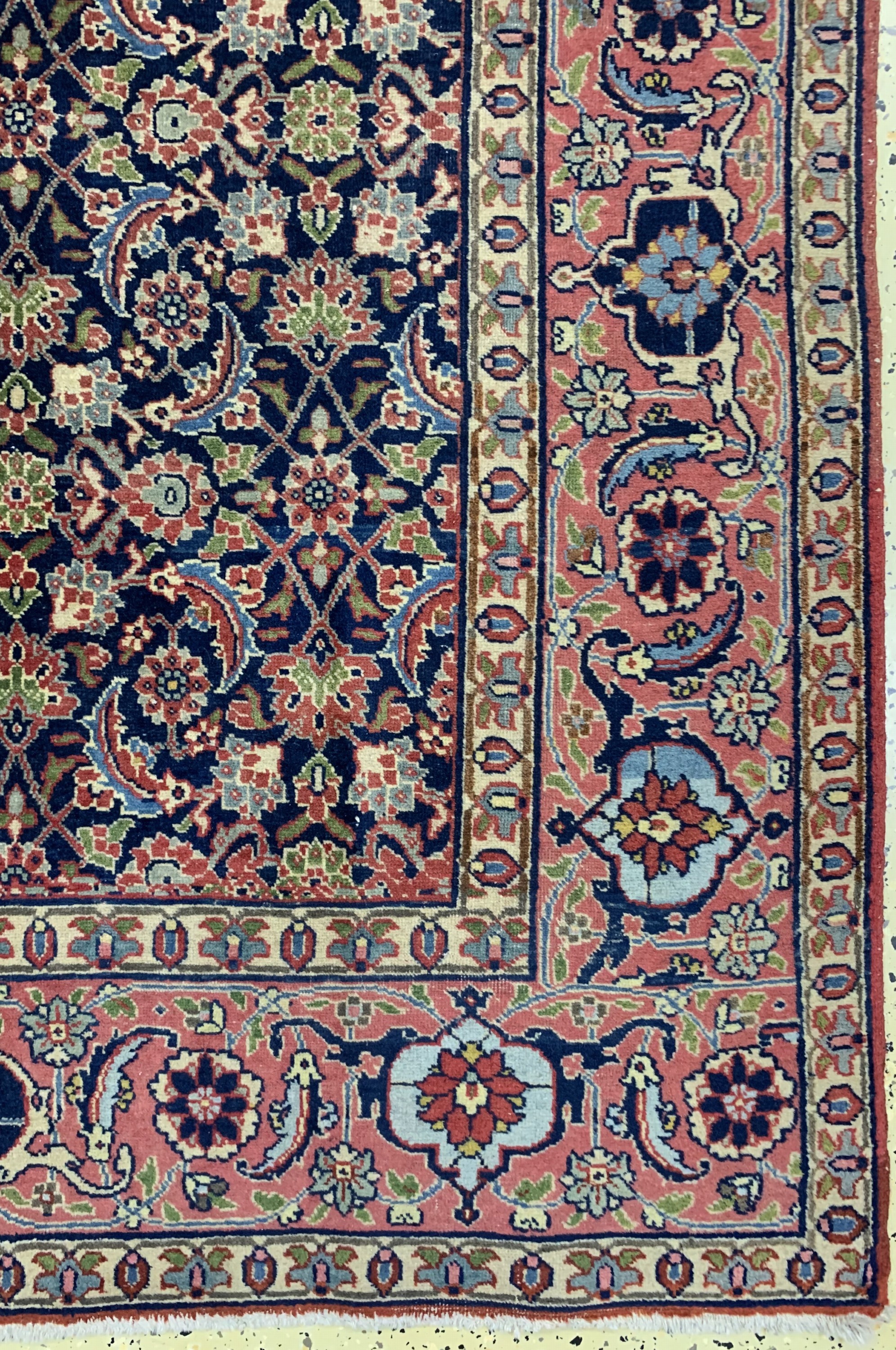 Detail a: Täbriz alt, Persien, Anfang 20.Jhd, Wolle auf Baumwolle, ca. 326 x 226 cm, EHZ: 3