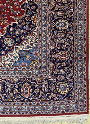 26769644a - Kashan#"Ghotbi#"fine, signed, Persia, mid-20thcentury, corkwool on cotton, approx. 350 x 255cm, condition: 3. Rugs, Carpets & Flatweaves
