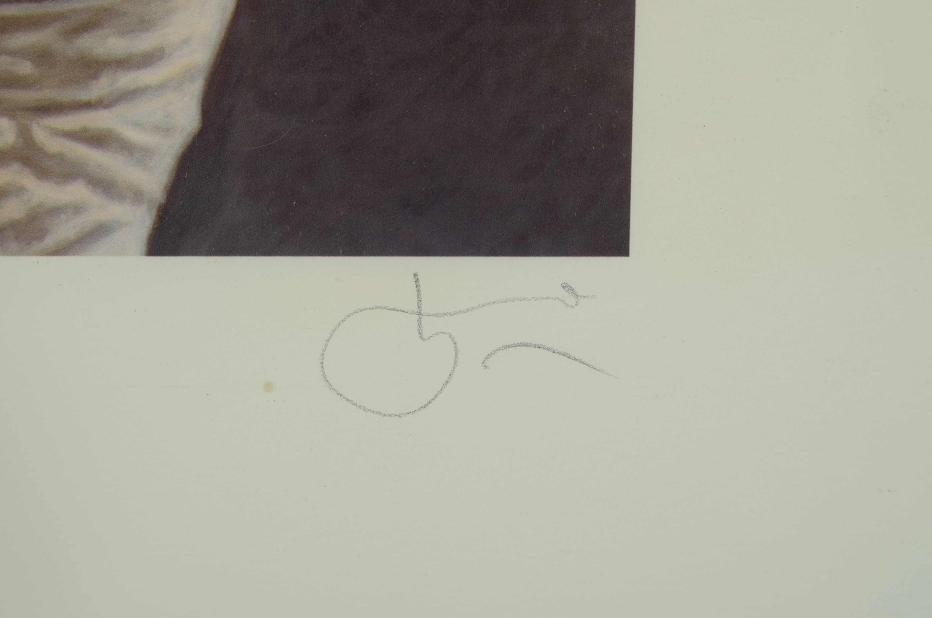 Detail l: Willi Kissmer, 1951 - 2018, Grafik, Frauenakt, handsigniert und bez. PP, Blattmaß ca. 60.5 x 38 cm, unter Glas, Rahmen ca. 73 x 54 cm