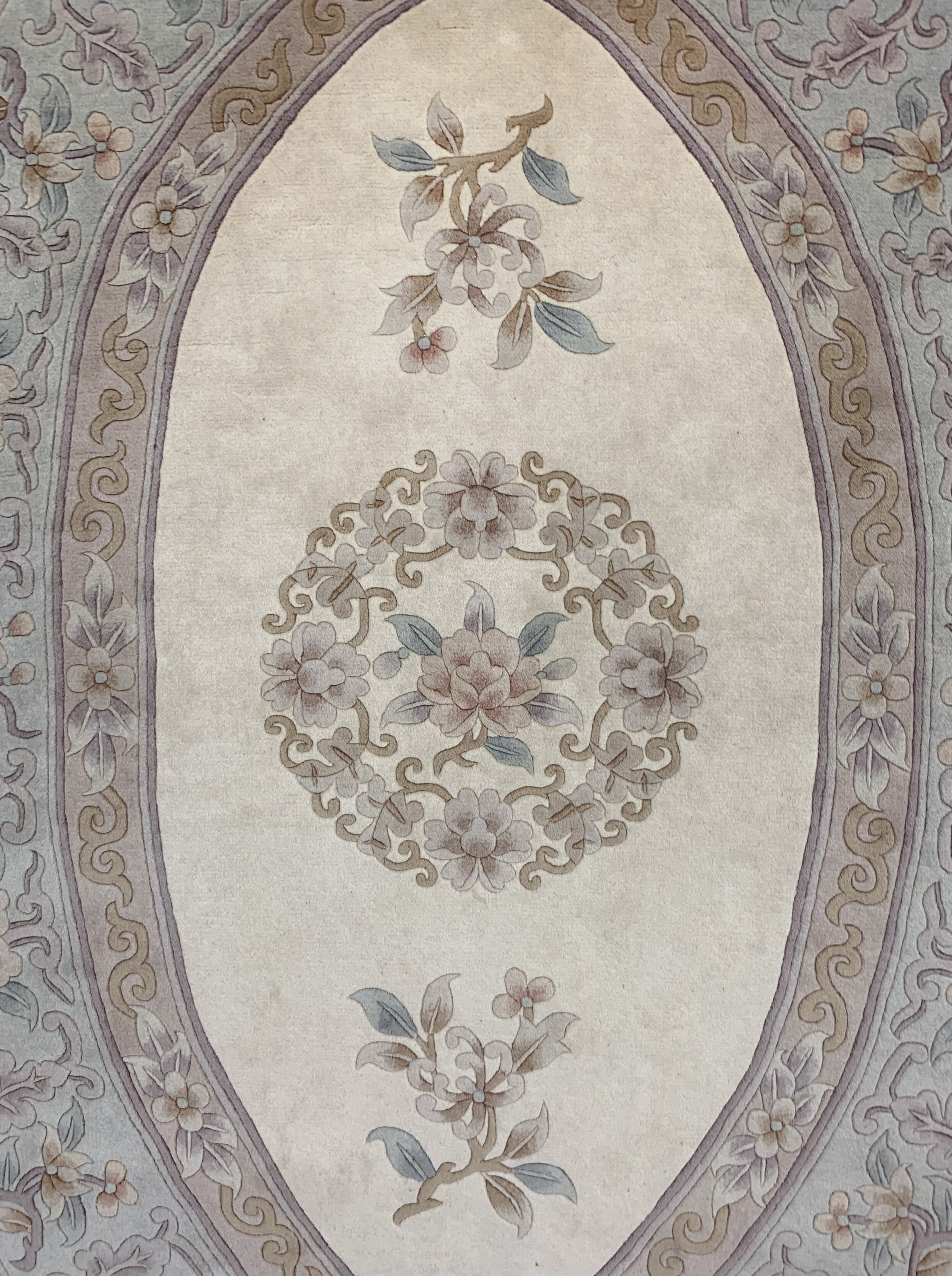 Detail a: 1 paar Aubusson, China, Mitte 20. Jhd, Wolle auf Baumwolle, ca. 210 x 120 cm, EHZ: 2