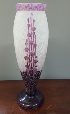 26772538a - Große Vase, Le verre francais, 1920er Jahre