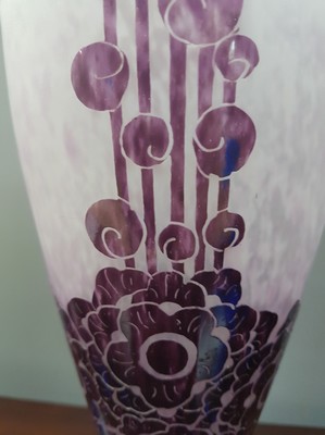 26772538f - Große Vase, Le verre francais, 1920er Jahre