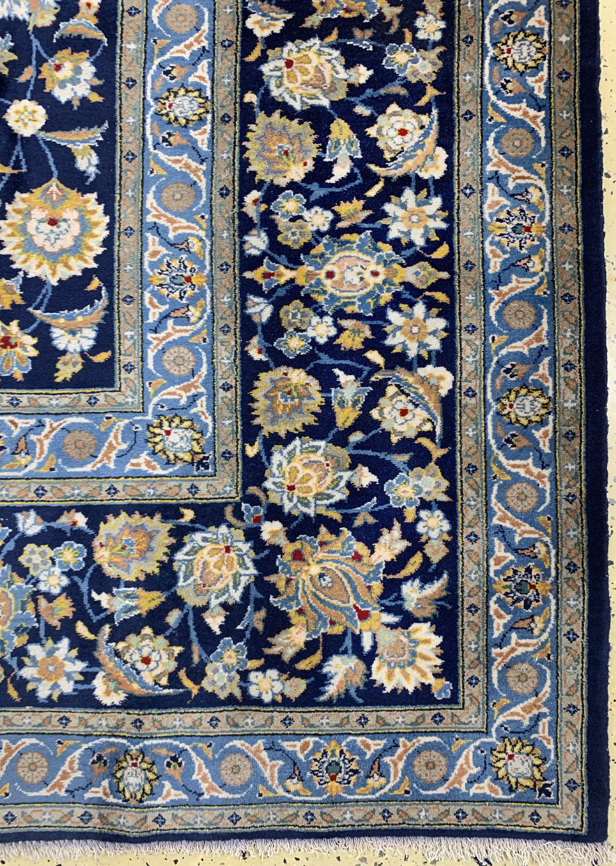 Detail a: Keschan signiert, Persien, Mitte 20.Jhd, Wolle auf Baumwolle, ca. 416 x 310 cm, EHZ: 2