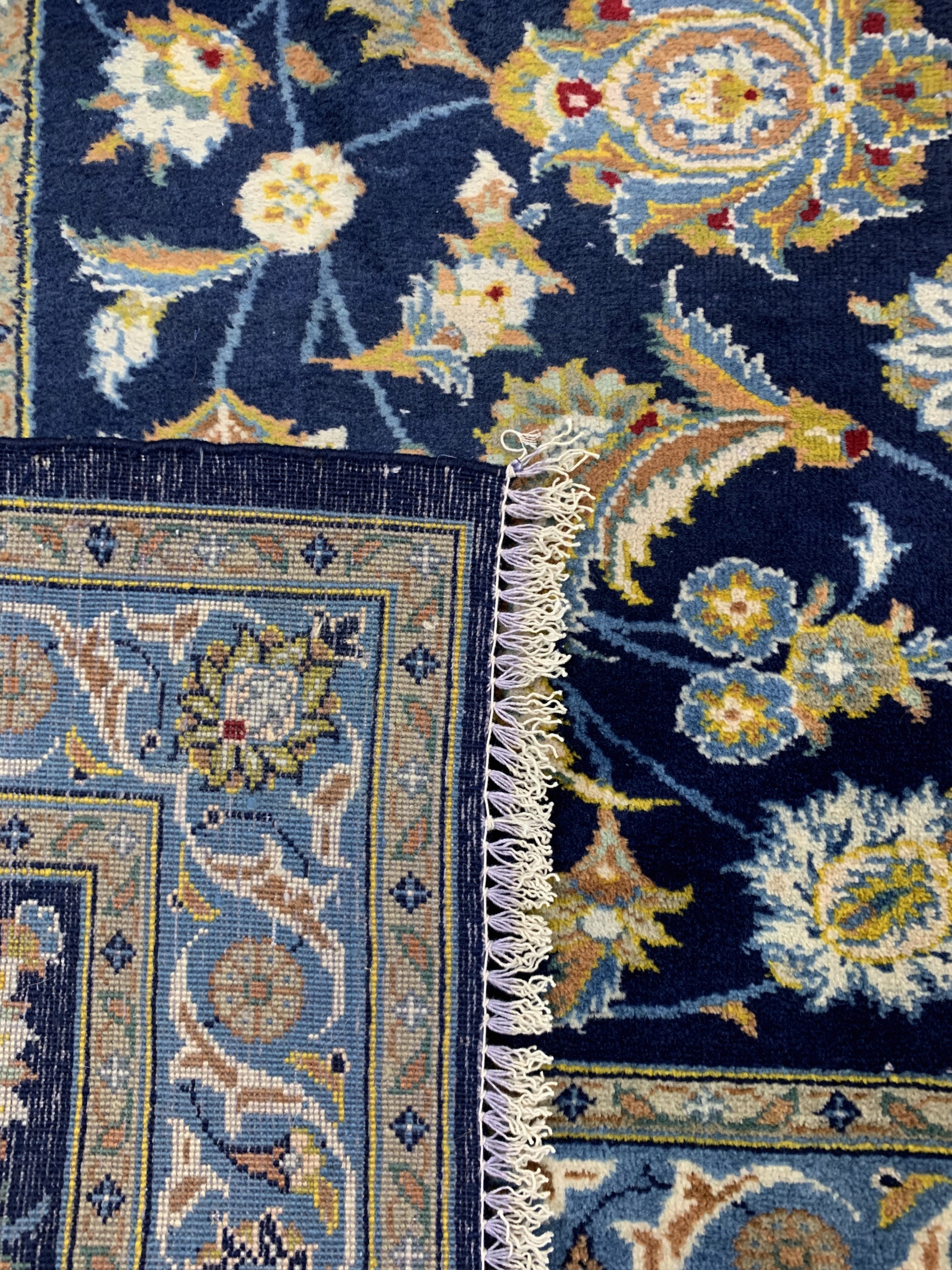 Detail e: Keschan signiert, Persien, Mitte 20.Jhd, Wolle auf Baumwolle, ca. 416 x 310 cm, EHZ: 2