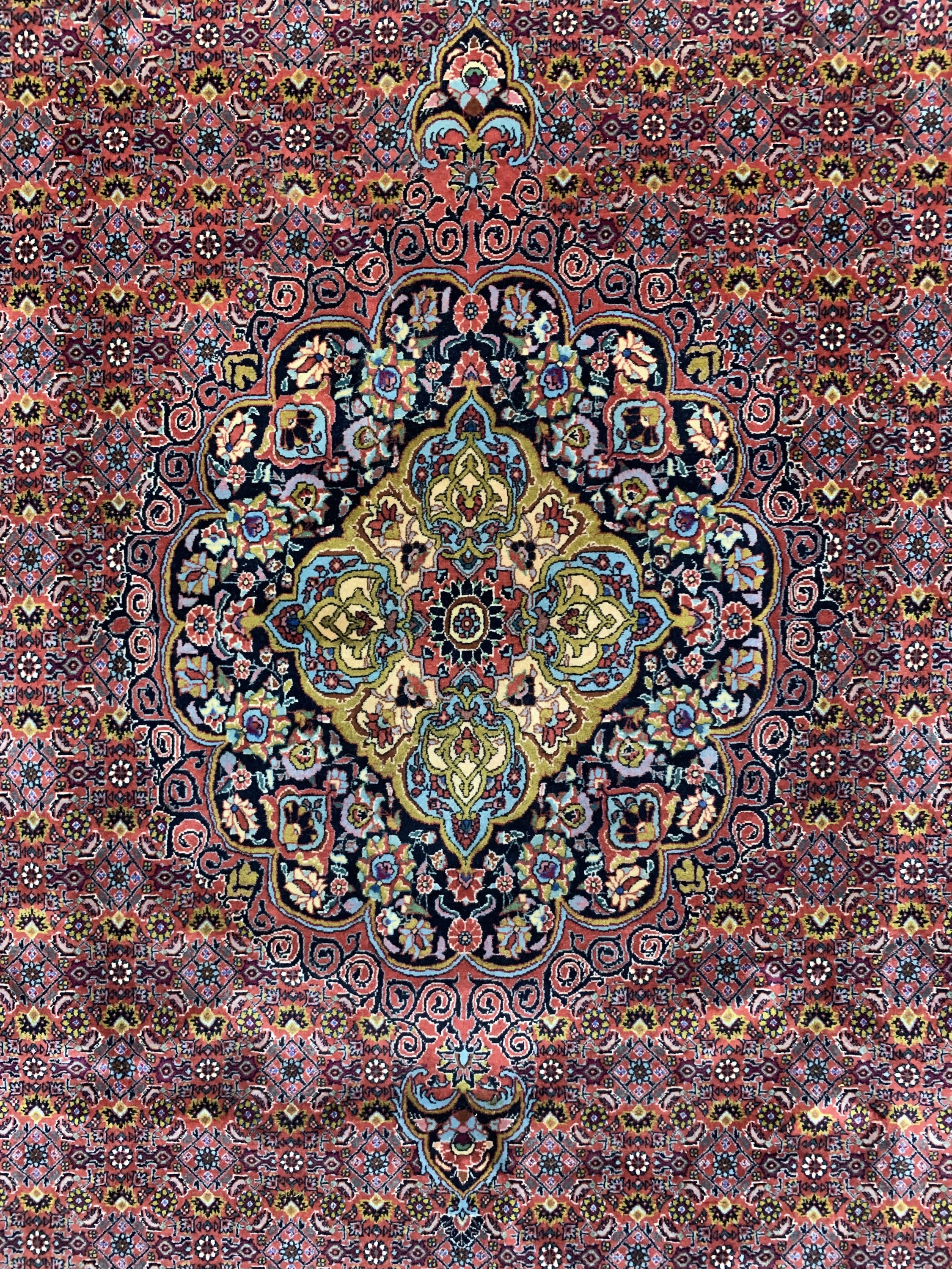 Detail b: Bidjar Kork fein, Persien, Ende 20.Jhd, Korkwolle auf Baumwolle, ca. 310 x 253 cm, EHZ: 1-2