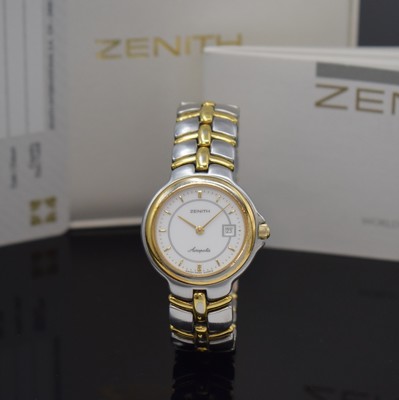 Image ZENITH Damenarmbanduhr Acropolis Referenz 59.7000.295 in Stahl/Gold, Schweiz um 1995, ...