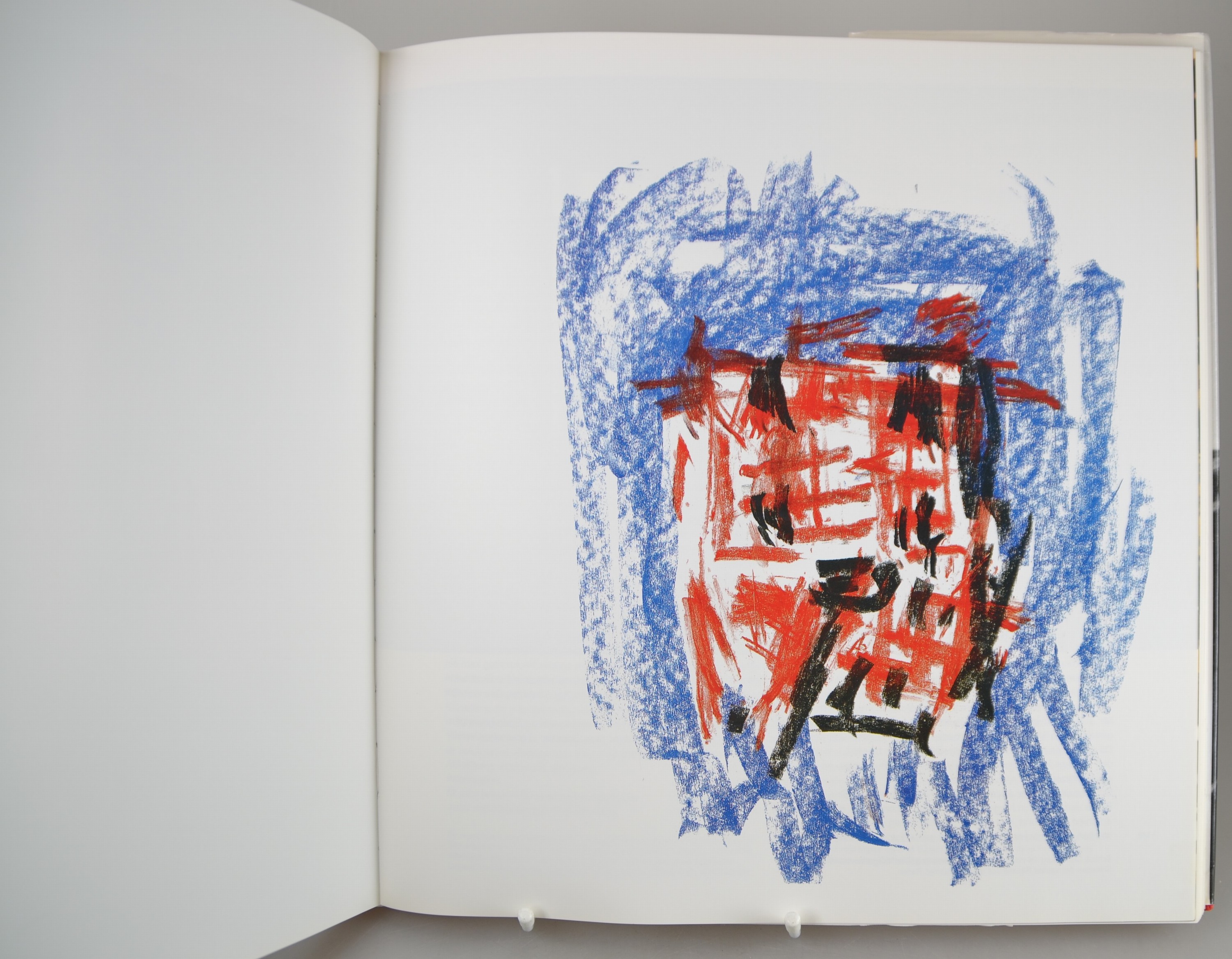Detail c: Georg Baselitz. Eine fotografische Studie von Edward Quinn, Bern, Benteli 1993, handsigniertvon Georg Baselitz, 246 S., Vorzugsausgabe Ed. 74/75, ...