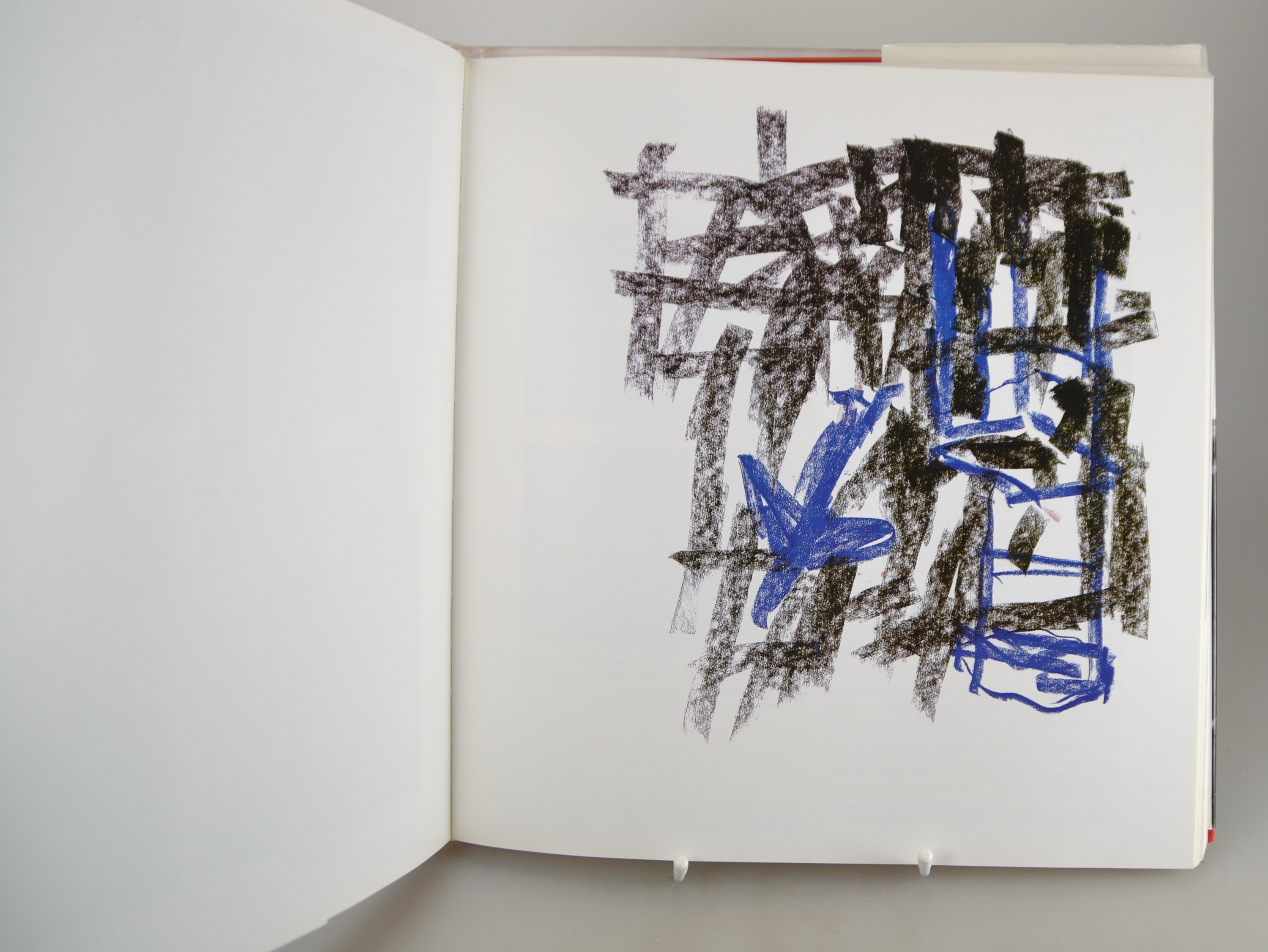 Detail e: Georg Baselitz. Eine fotografische Studie von Edward Quinn, Bern, Benteli 1993, handsigniertvon Georg Baselitz, 246 S., Vorzugsausgabe Ed. 74/75, ...