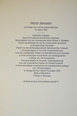26773882e - Horst Janssen, 1929-1995 Hamburg