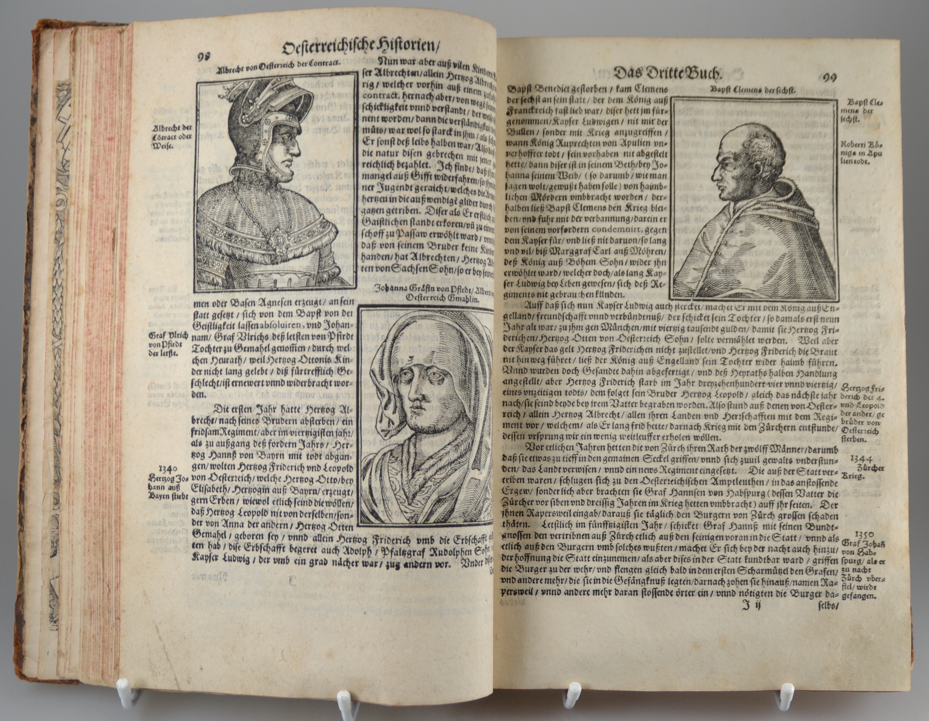 Detail f: Gerardus de Roo (?-1589): Annales, oder Historische Chronick der Durchleuchtigisten Fürsten und Herren, Ertzhertzogen zu Österreich Habspurgischen ...