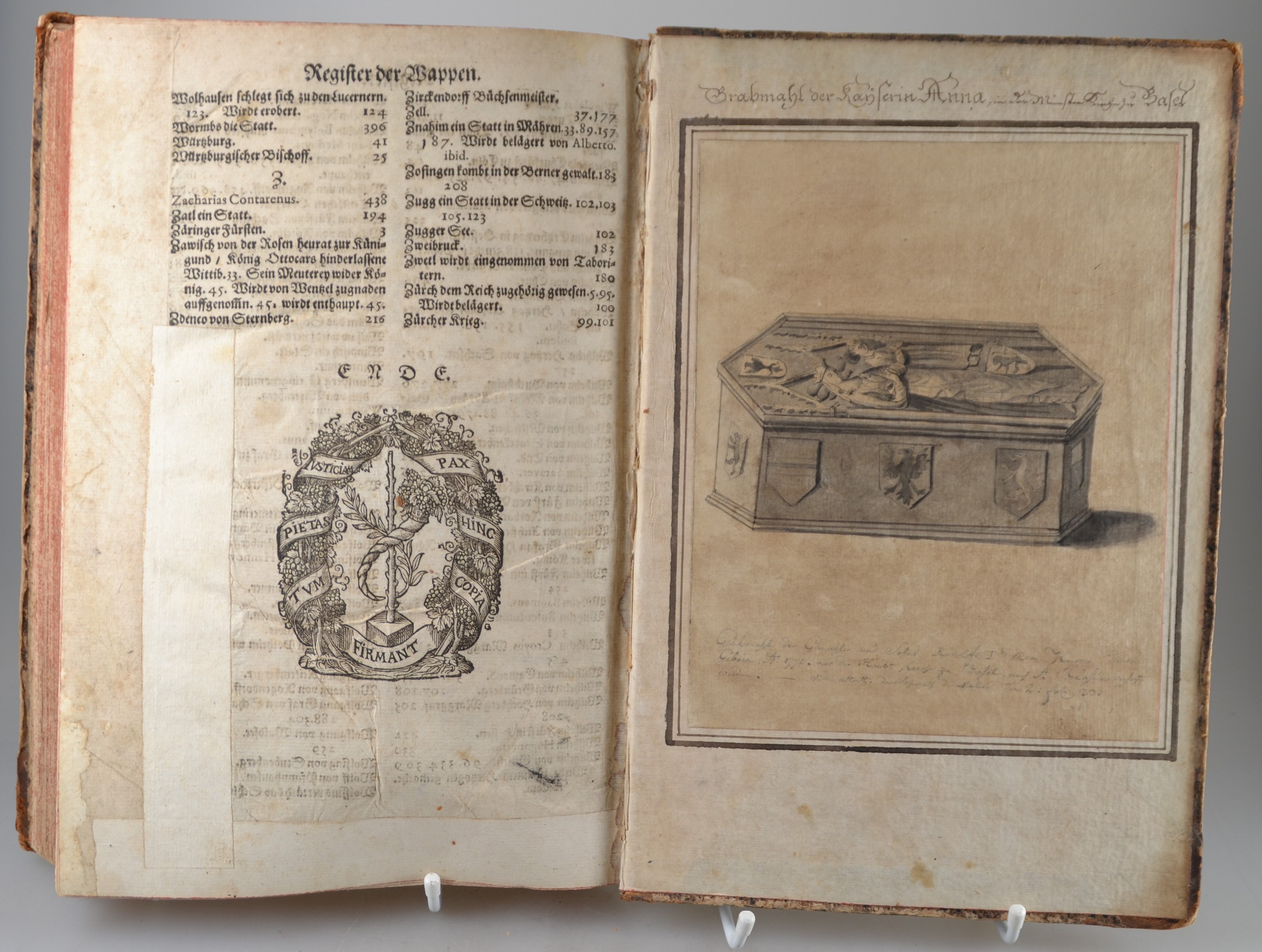 Detail i: Gerardus de Roo (?-1589): Annales, oder Historische Chronick der Durchleuchtigisten Fürsten und Herren, Ertzhertzogen zu Österreich Habspurgischen ...