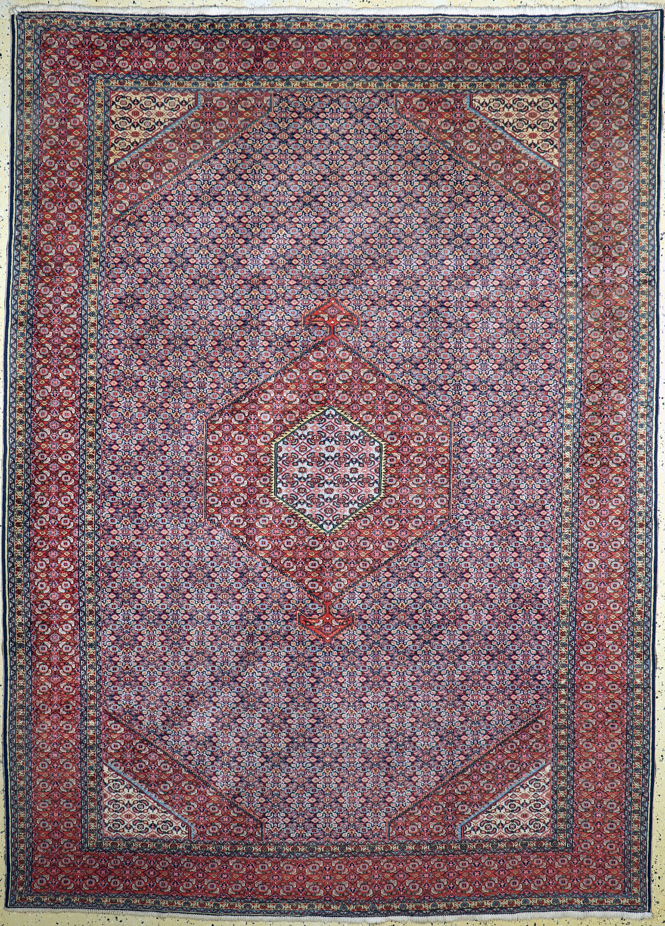 Ardebil fein, Persien, Anfang 20.Jhd, Wolleauf Baumwolle, ca. 310 x 222 cm, EHZ: 2