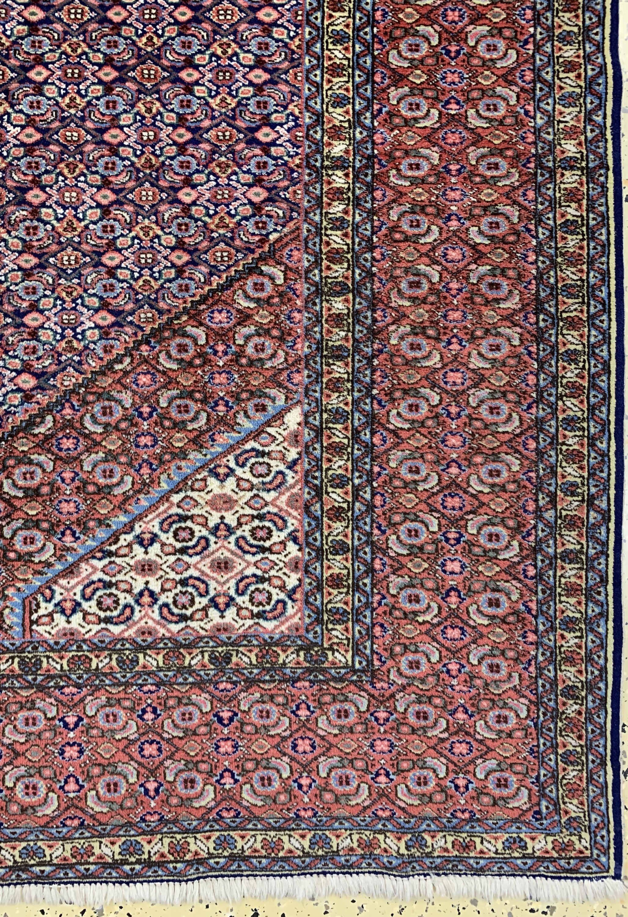 Detail a: Ardebil fein, Persien, Anfang 20.Jhd, Wolleauf Baumwolle, ca. 310 x 222 cm, EHZ: 2