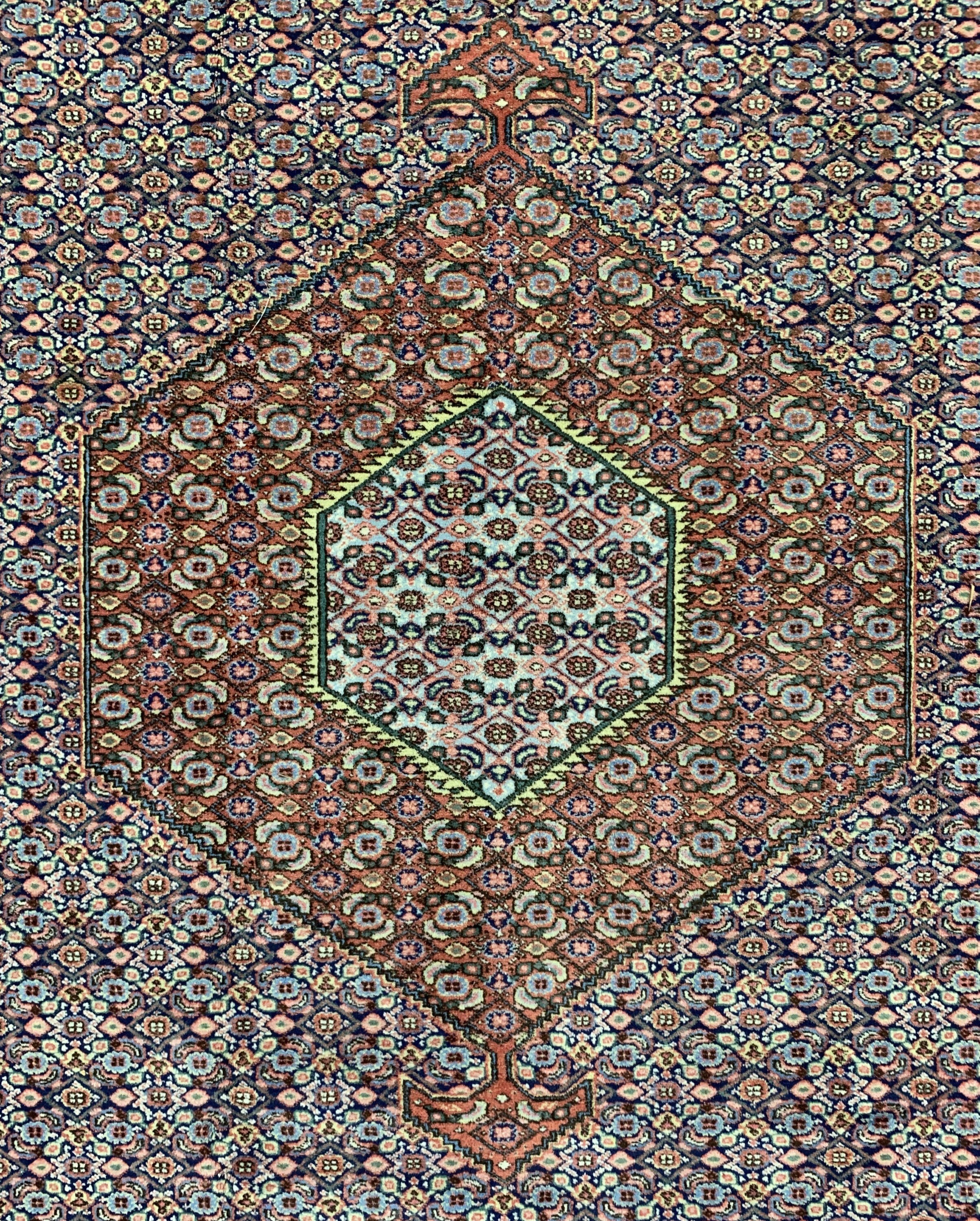 Detail b: Ardebil fein, Persien, Anfang 20.Jhd, Wolleauf Baumwolle, ca. 310 x 222 cm, EHZ: 2